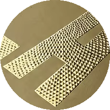 Gold foil finish