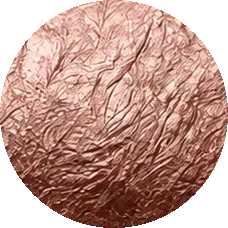 Rose gold foil finish