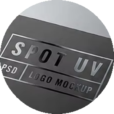 Spot UV finish